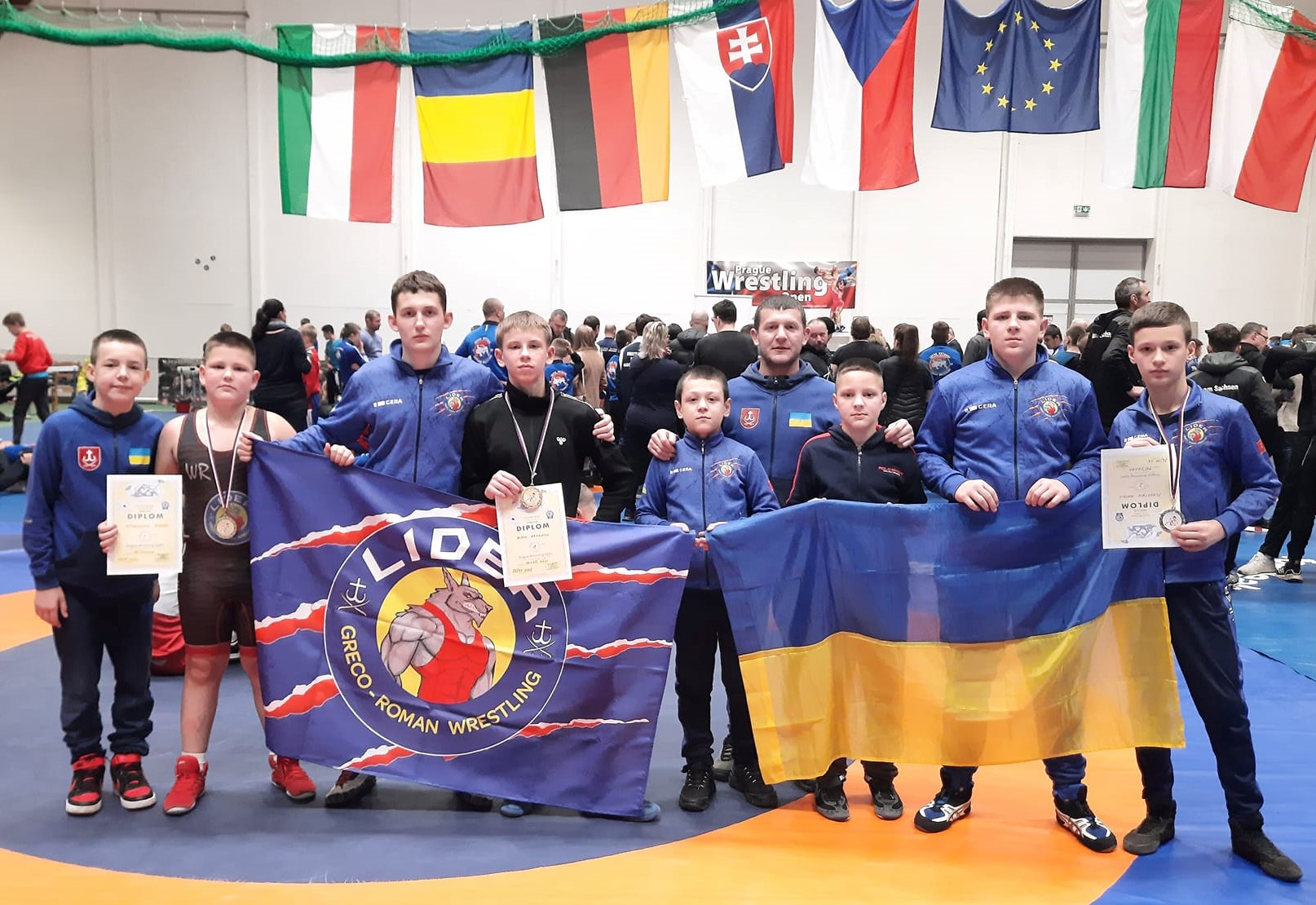 Вінницькі борці на міжнародному турнірі «Prague wrestling open 2022» здобули дві золоті та одну срібну медалі
