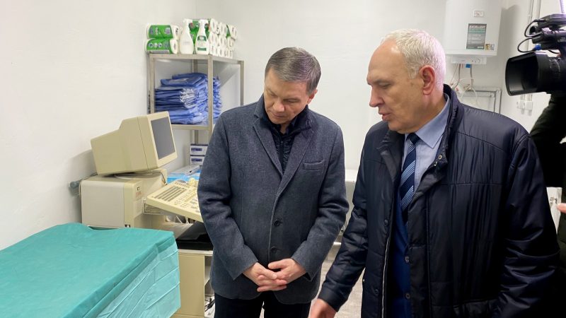 Нове сховище вінницької лікарні швидкої медичної допомоги проінспектував Сергій Моргунов