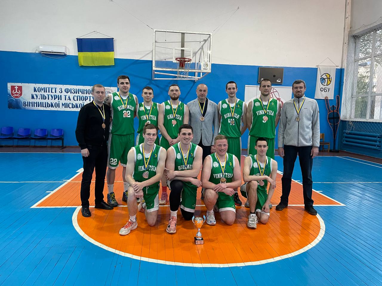 Команда «Вінницьких зубрів» посіла третє місце на Чемпіонаті України з баскетболу