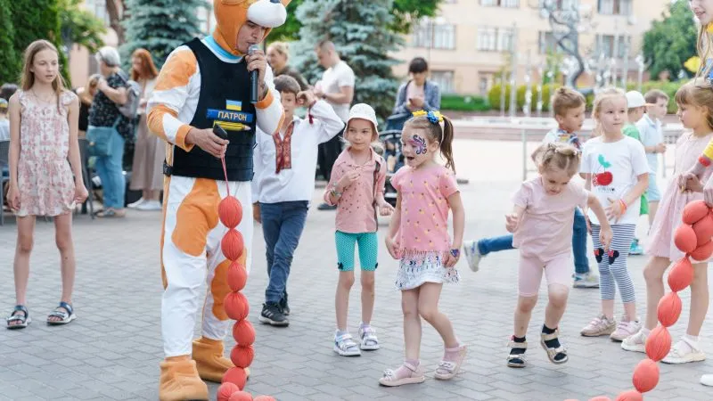 У Вінниці для дітей військовослужбовців влаштували активне дозвілля