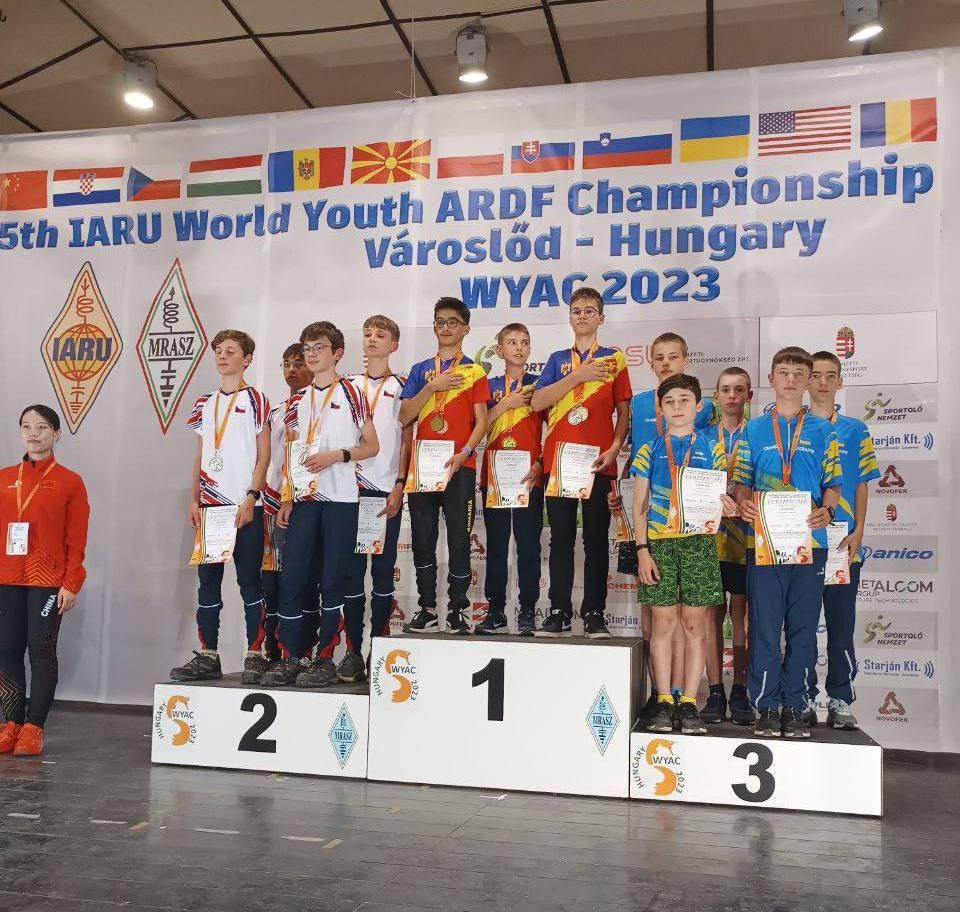 На чемпіонаті світу зі спортивної радіопеленгації юні вінничани вибороли 3 срібних та 6 бронзових нагород