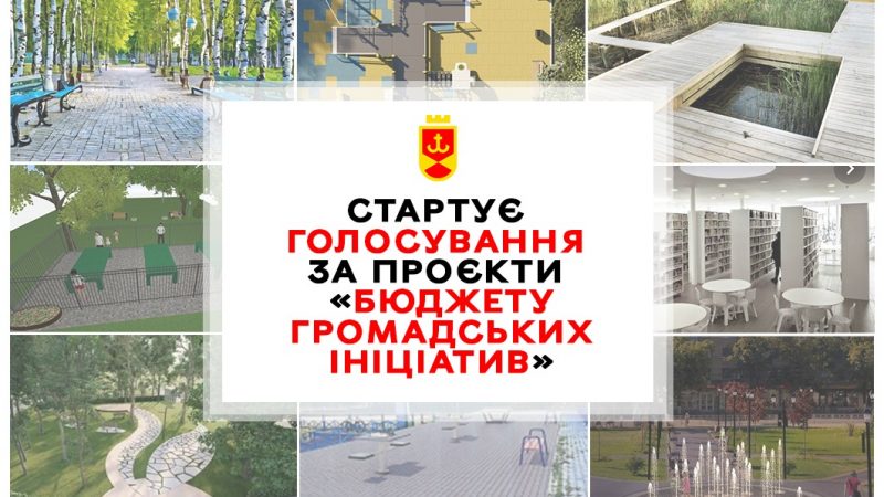 У Вінниці стартувало голосування за проєкти “Бюджету громадських ініціатив”