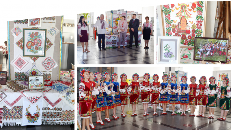 У холі Вінницької міської ради відкрилась виставка творчих робіт учасників Народного ансамблю танцю «Барвінок»