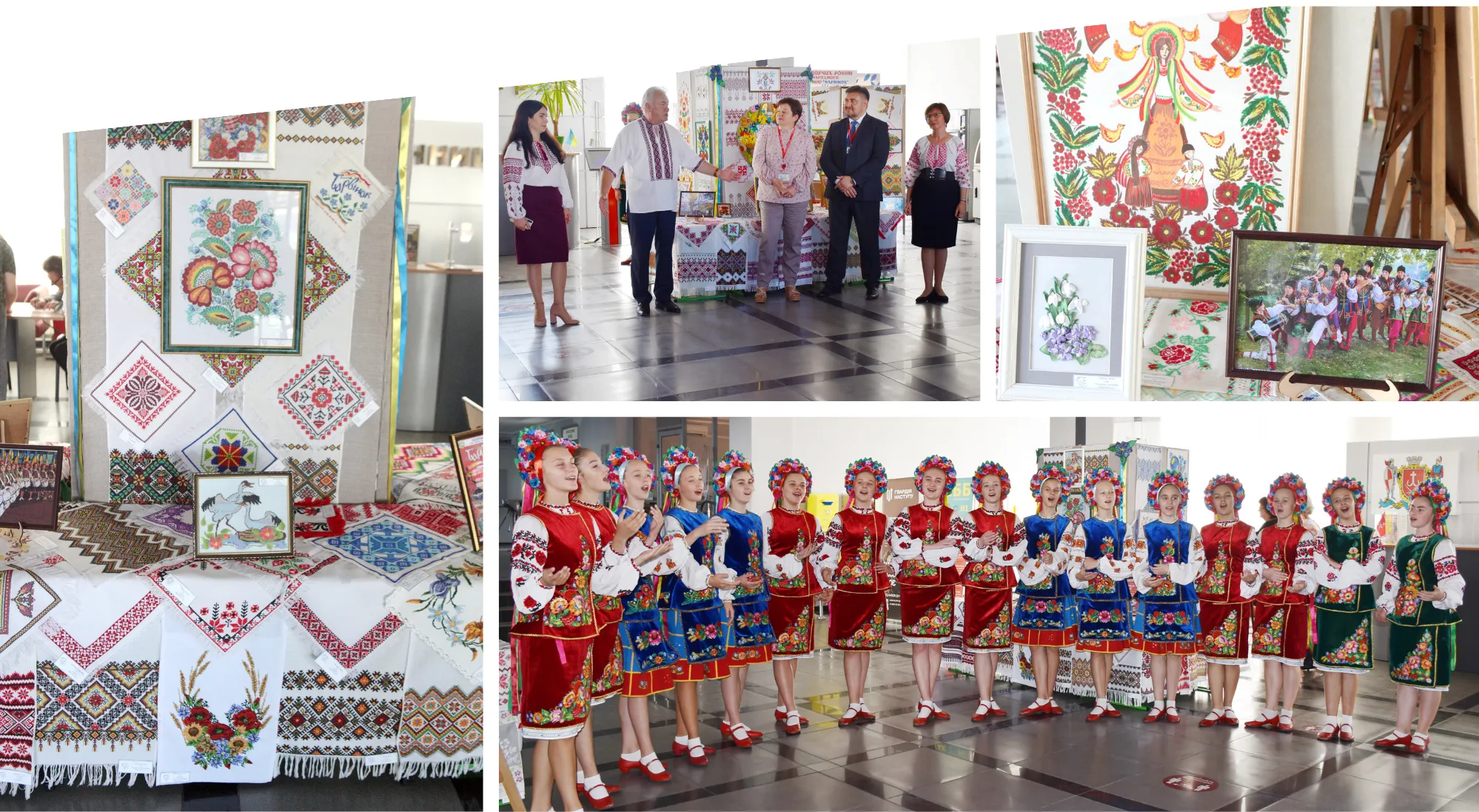 У холі Вінницької міської ради відкрилась виставка творчих робіт учасників Народного ансамблю танцю «Барвінок»