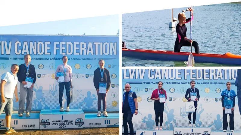 Вінничани стали переможцями міжнародної «Львівської регати» з веслування на байдарках і каное