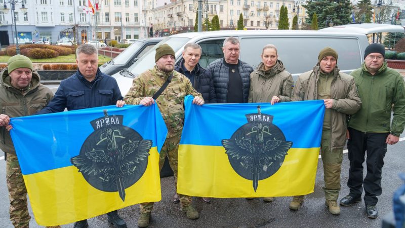 Вінниця передала чергову партію допомоги військовослужбовцям спецпідрозділу ГУР «Артан»