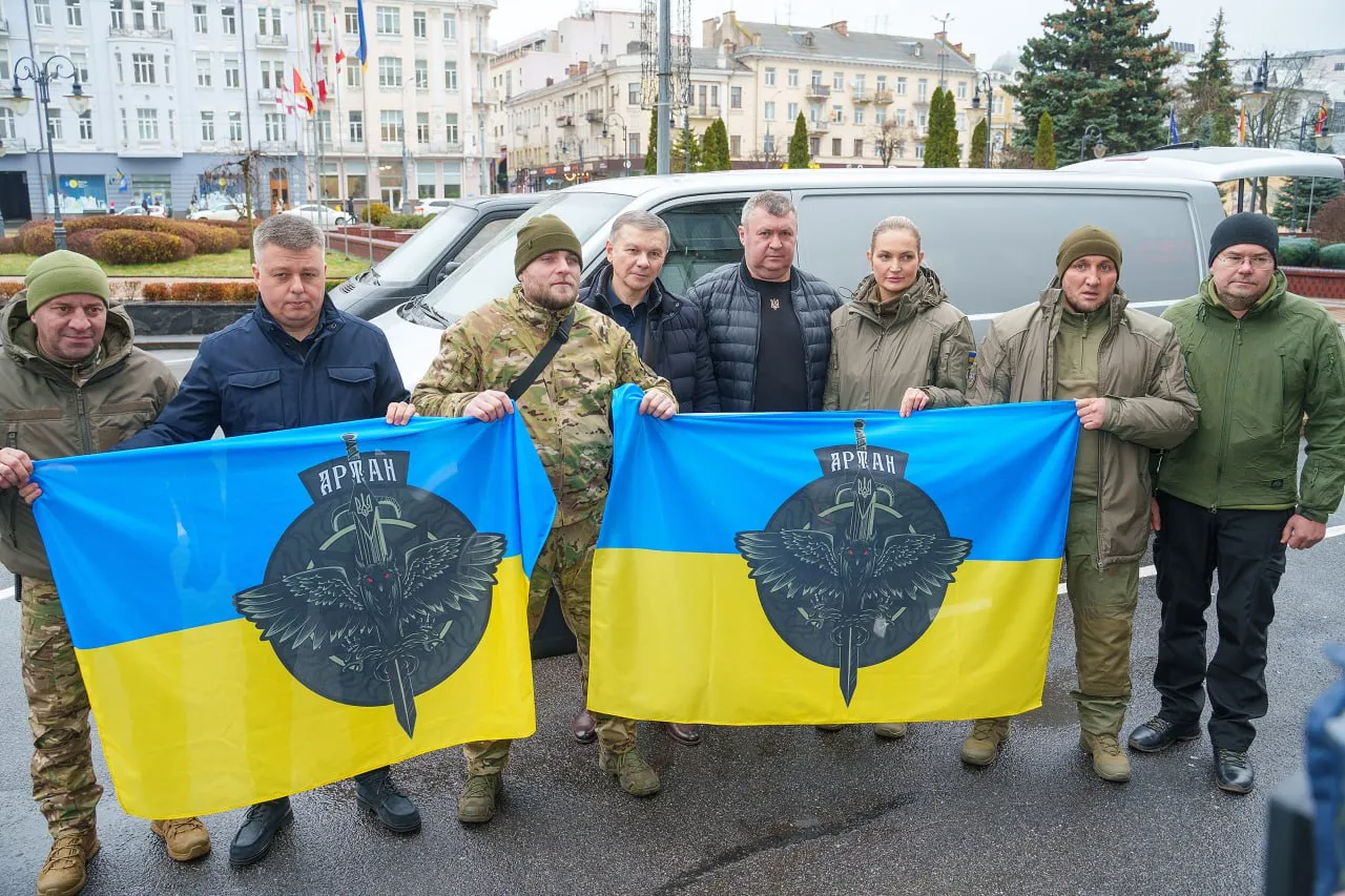 Вінниця передала чергову партію допомоги військовослужбовцям спецпідрозділу ГУР «Артан»