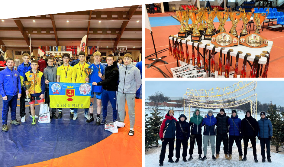 Вінничани здобули «золото» та «бронзу» міжнародного турніру з греко-римської боротьби «Panevezys Open 2023»