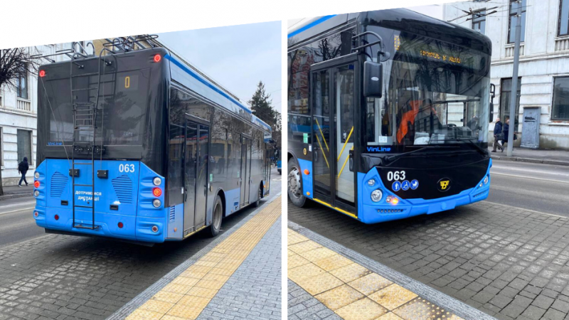 У Вінниці на тролейбусні маршрути виїхало ще 2 нових тролейбуси «VinLine»