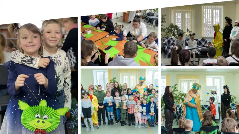 У Вінниці для дітей  провели майстер-клас з виготовлення символу року 2024