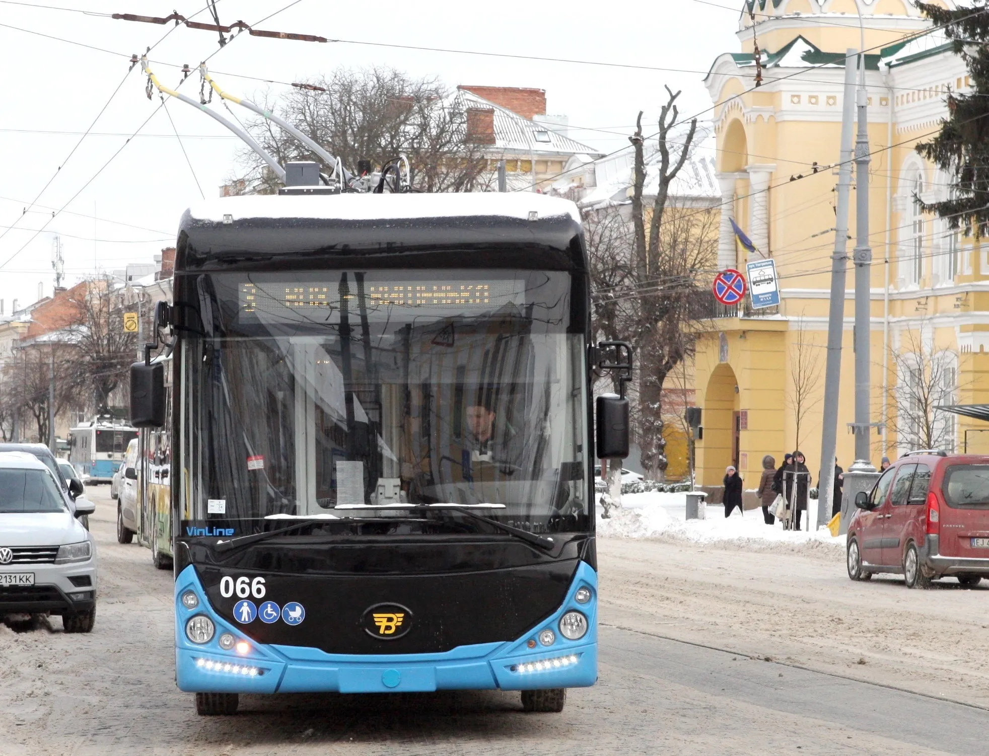 На маршрути Вінниці виїхали ще два тролейбуси «VinLine»