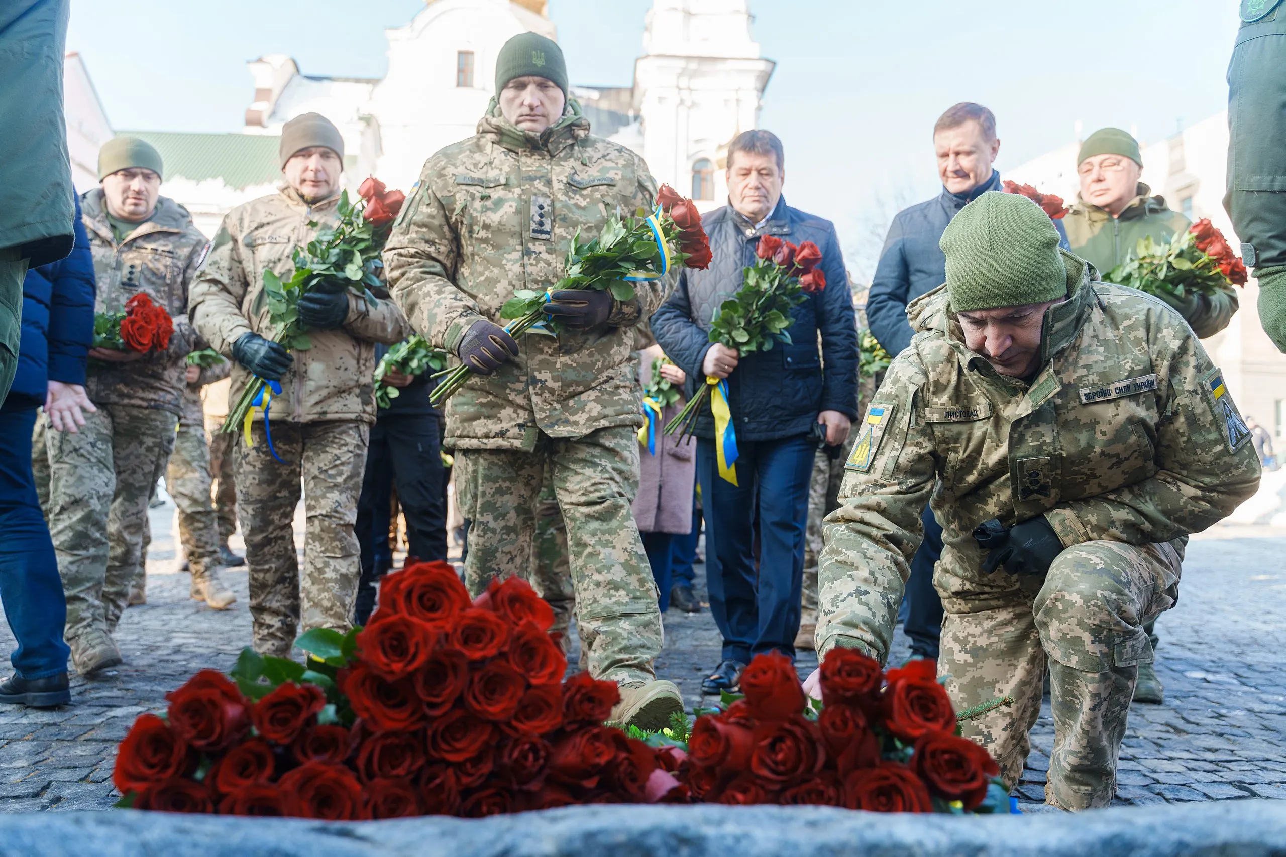 У Вінниці в День Соборності вшанували подвиг Героїв різних часів