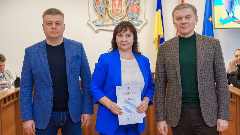 Сергій Моргунов відзначив п’ятьох волонтерів Вінницької громади