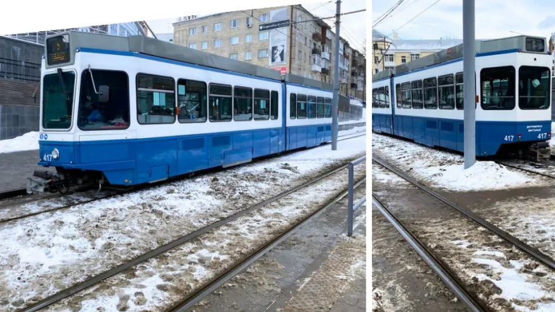 Ще 2 трамваї «Tram2000» виїхали на маршрути Вінниці