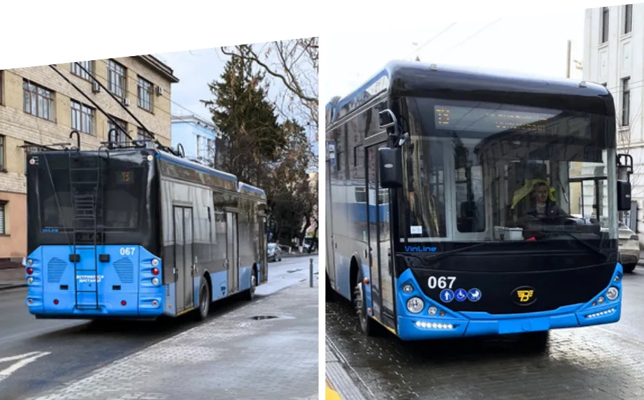 У Вінниці на маршрут вийшов ще один тролейбус «VinLine»