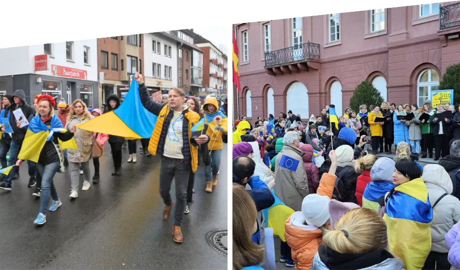 Заходи на підтримку України пройшли у містах-партнерах Вінниці Мюнстері та Карлсруе