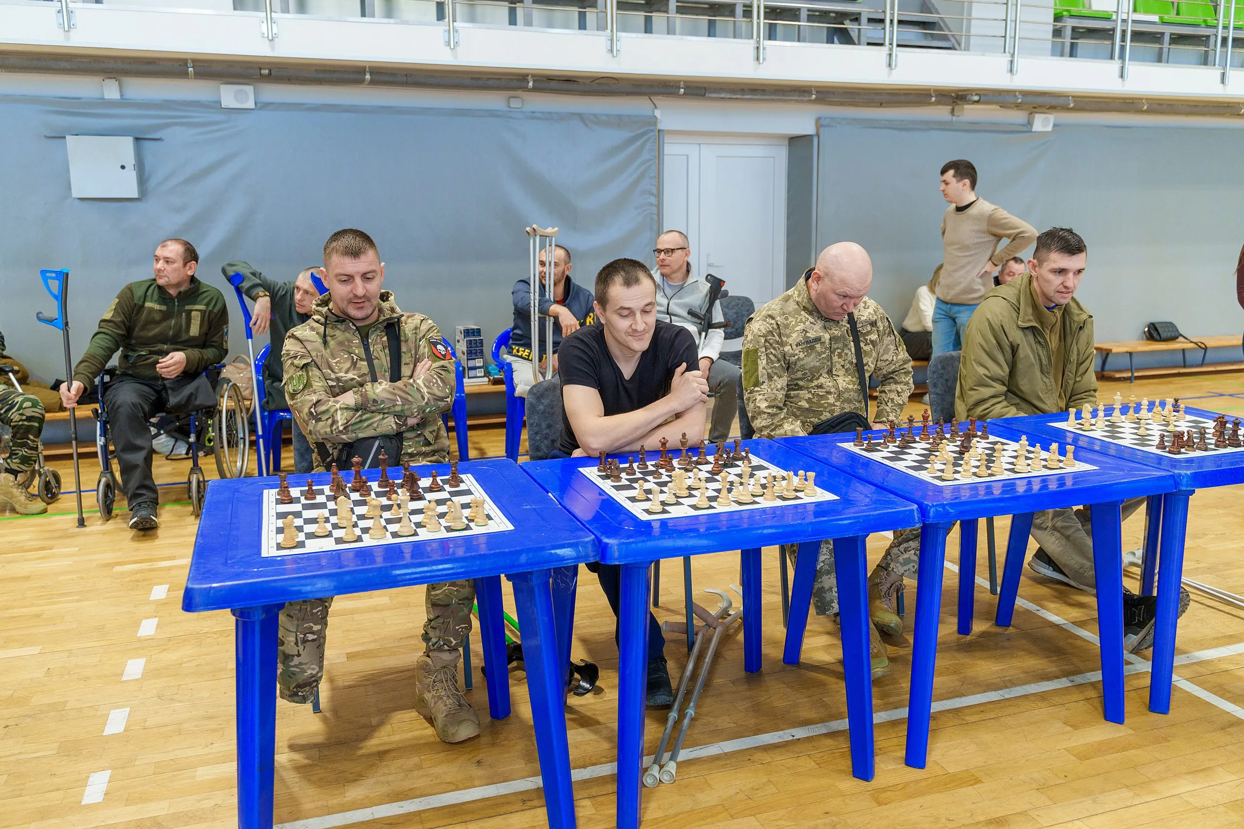 У Вінниці для військовослужбовців, які перебувають на реабілітації провели спортивний захід