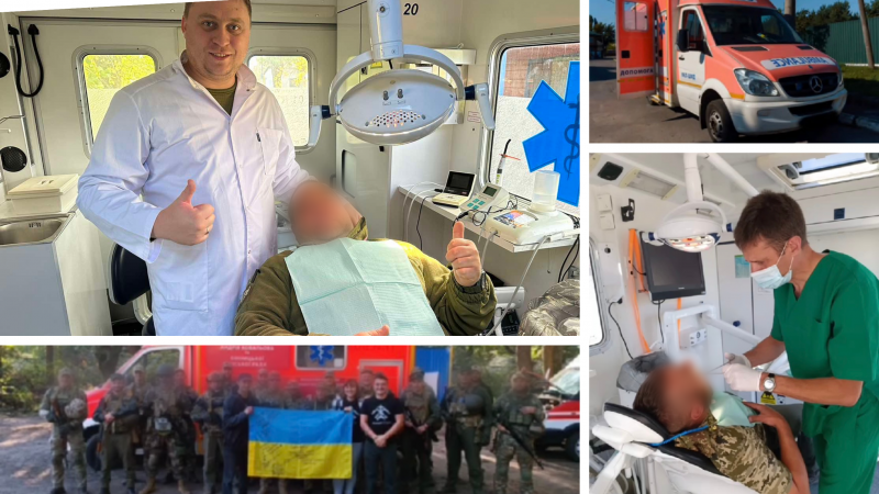 Понад 900 послуг надали медики вінницького мобільного стоматкабінету військовослужбовцям