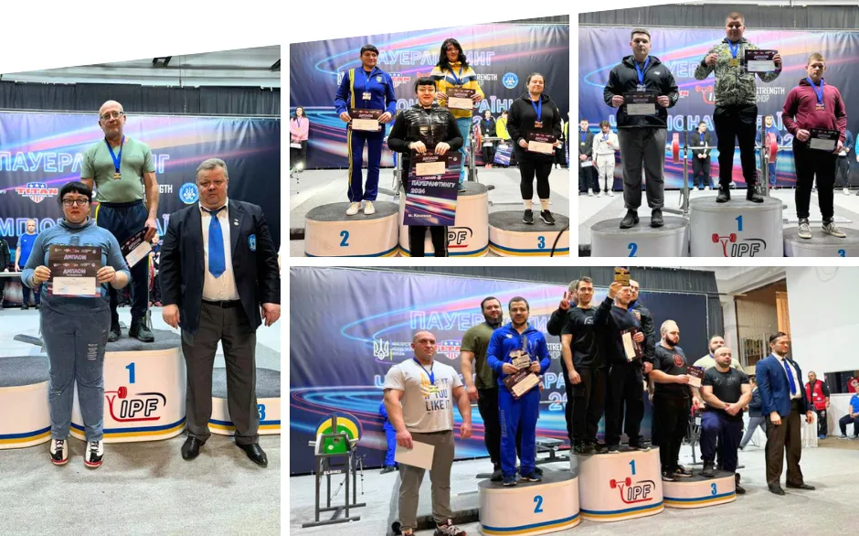 Вінничани здобули «Срібло» та «бронзу» на чемпіонаті України з пауерліфтингу