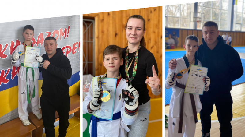 Юні вінницькі тхеквондисти вибороли «золото», «срібло» та «бронзу» на чемпіонаті України