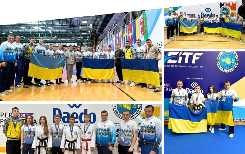 Вінницькі спортсмени з таеквон-до ІТФ здобули сім медалей на чемпіонаті Європи