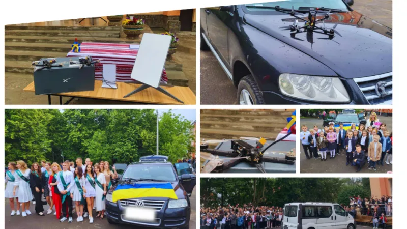 Два позашляховики, три ударні дрони та старлінк: хто підтримав українську армію?