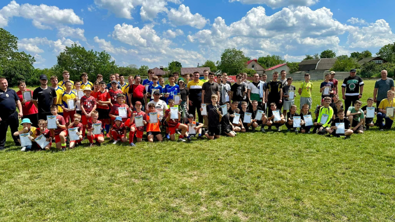 Відбувся перший дитячий турнір до Дня захисту дітей у Вінницько-Хутірському старостинському окрузі: шість команд, більше сотні учасників
