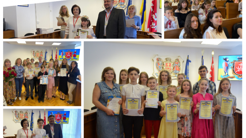 У Вінниці відзначили талановиту молодь: конкурси  «Кришталева нота» та «Малюємо комфортну Вінницю»