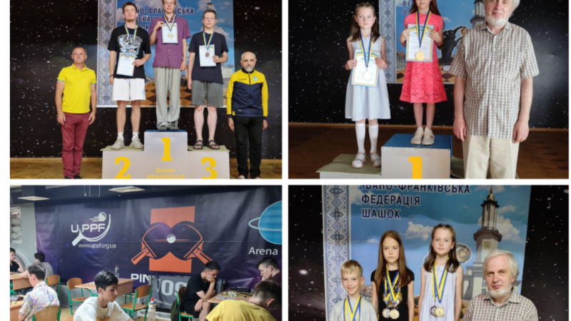 Три золоті, чотири срібні та дві бронзові нагороди на чемпіонаті України з шашок: читайте у матеріалі