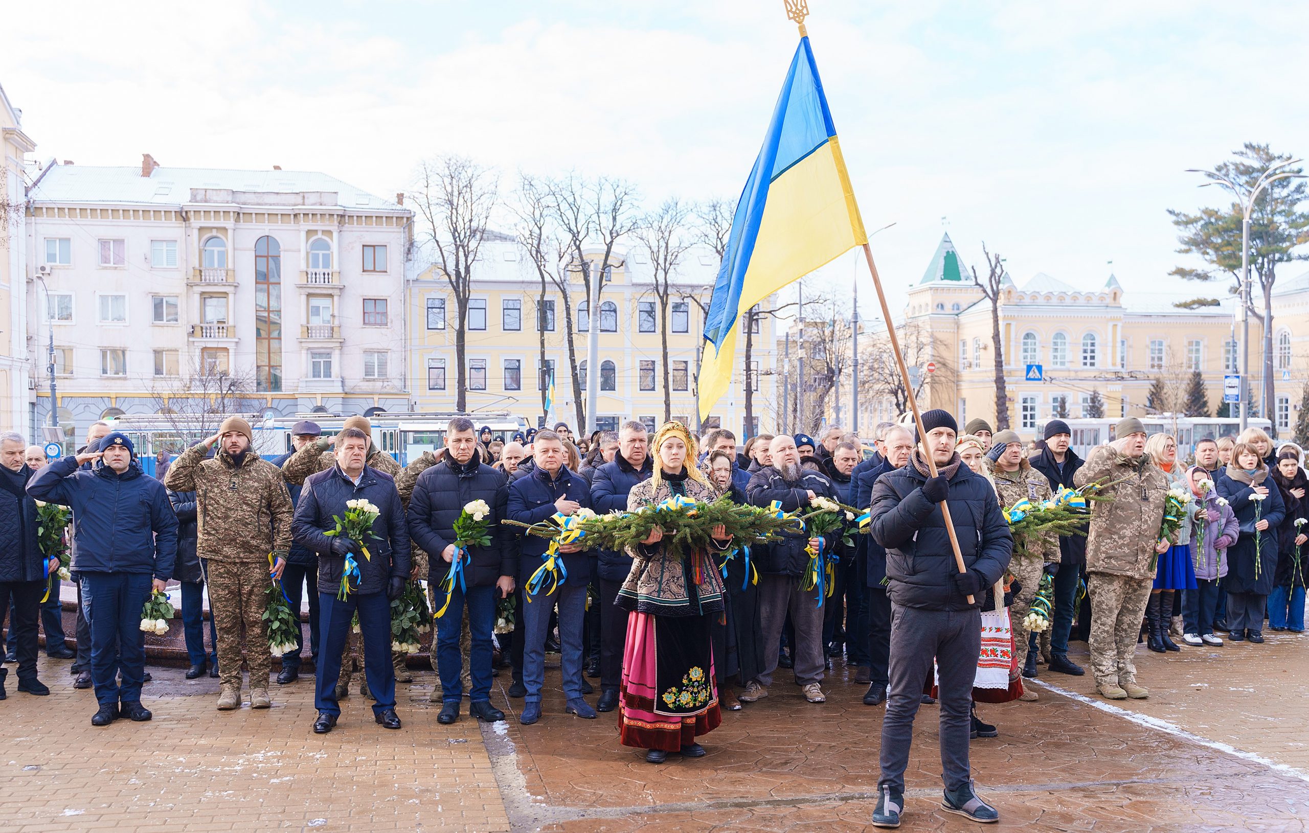 У Вінниці відбулася церемонія пам’яті Героїв Небесної Сотні