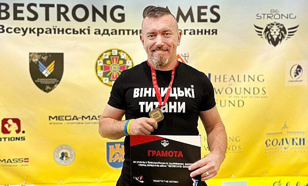 «Вірити в себе і йти до мети»: вінницький ветеран про участь у BESTRONG GAMES