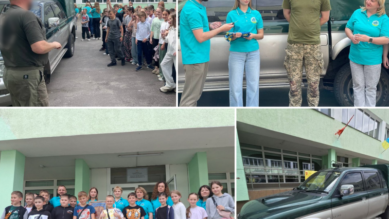 Ще один фронтовий автомобіль був придбаний учнями Вінницького ліцею №35