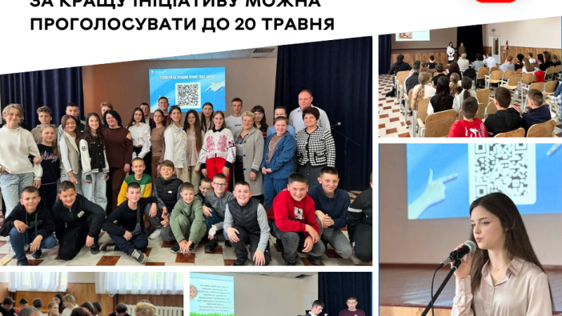 В окрузі Вінницькі Хутори стартував проєкт ІдеяLab: триває голосування за найкращі ініціативи до 20 травня