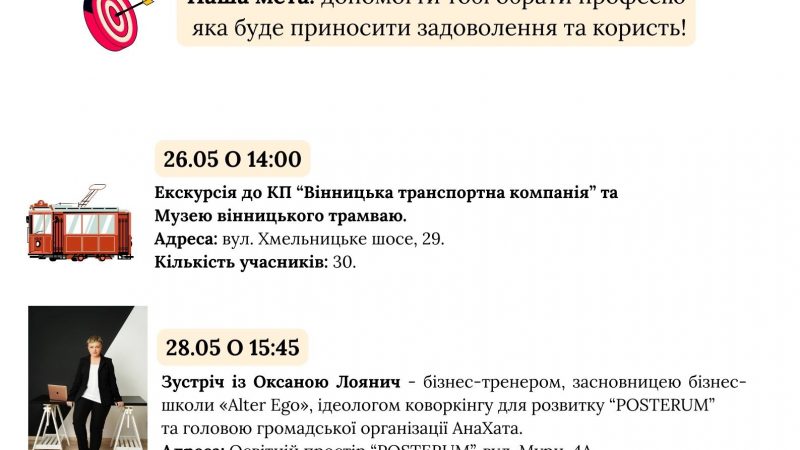 Підлітків запрошують дізнатися більше про світ професій та різних сфер діяльності