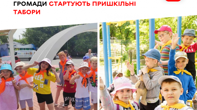 Літо на шкільному подвір’ї: з 9 червня у школах Вінницької громади розпочинають роботу пришкільні табори для дітей