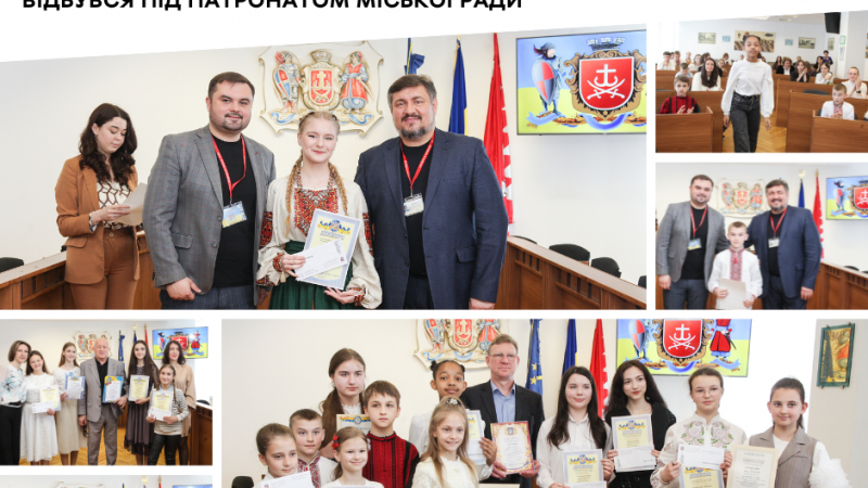 Юні таланти Вінниці стали лауреатами конкурсу «Кришталева нота» й отримали свої нагороди