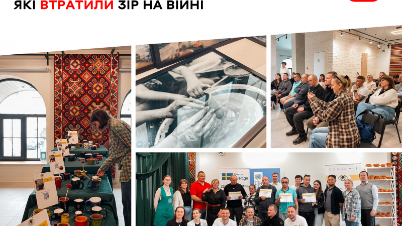 Сила духу у творчості: у Вінниці відкрили виставку робіт ветеранів, що втратили зір на війні