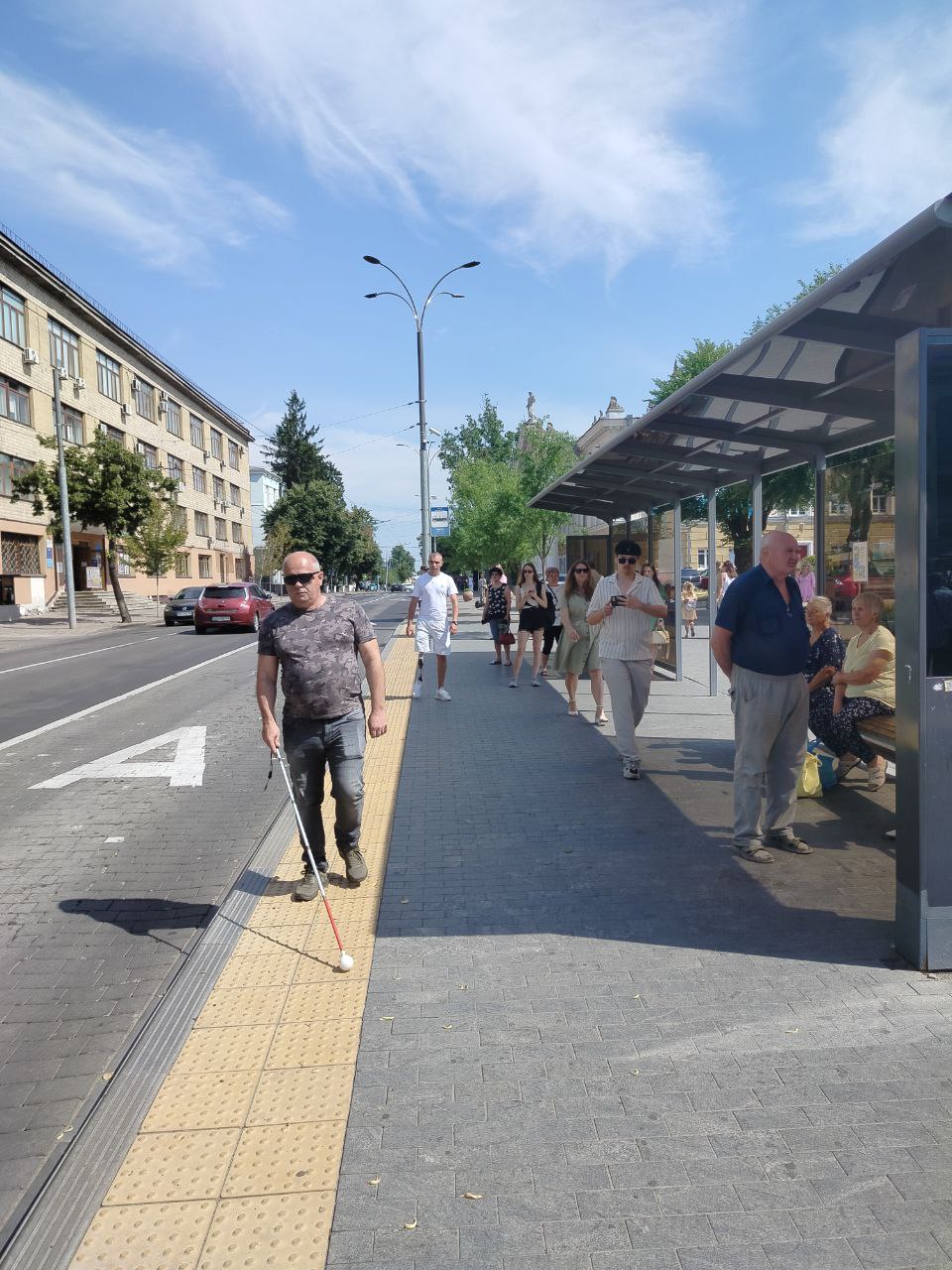 Ветерани взяли участь в додатковому обстеженні майбутнього безбар’єрного маршруту