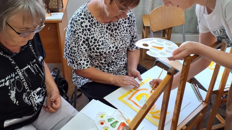 У Вінниці провели арттерапевтичне заняття для матерів полеглих Захисників