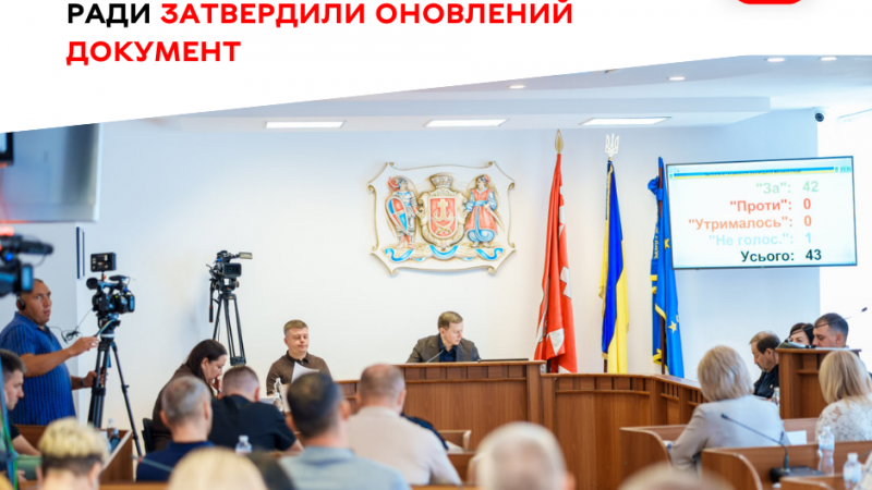 Міська рада ухвалила оновлену редакцію Статуту Вінниці