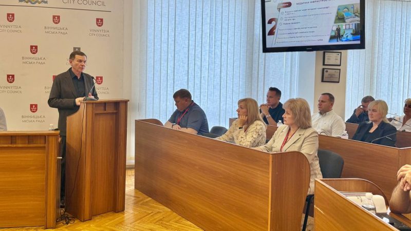 Сьогодні міський голова представив піврічний звіт про діяльність Вінницької міської ради у 2025 році
