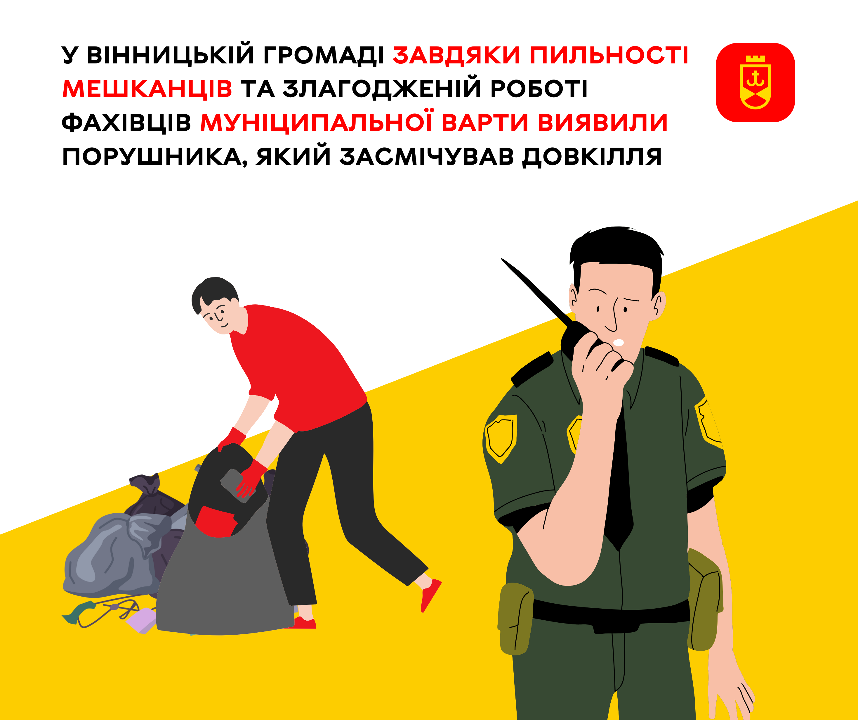 У Вінницькій громаді викрили порушника правил благоустрою