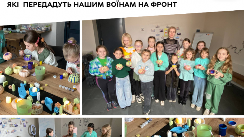 У Вінницьких Хуторах провели майстер-клас із виготовлення гіпсових підсвічників