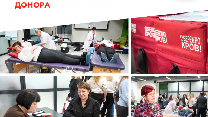 У Вінницькій міській раді вчергове організували День донора