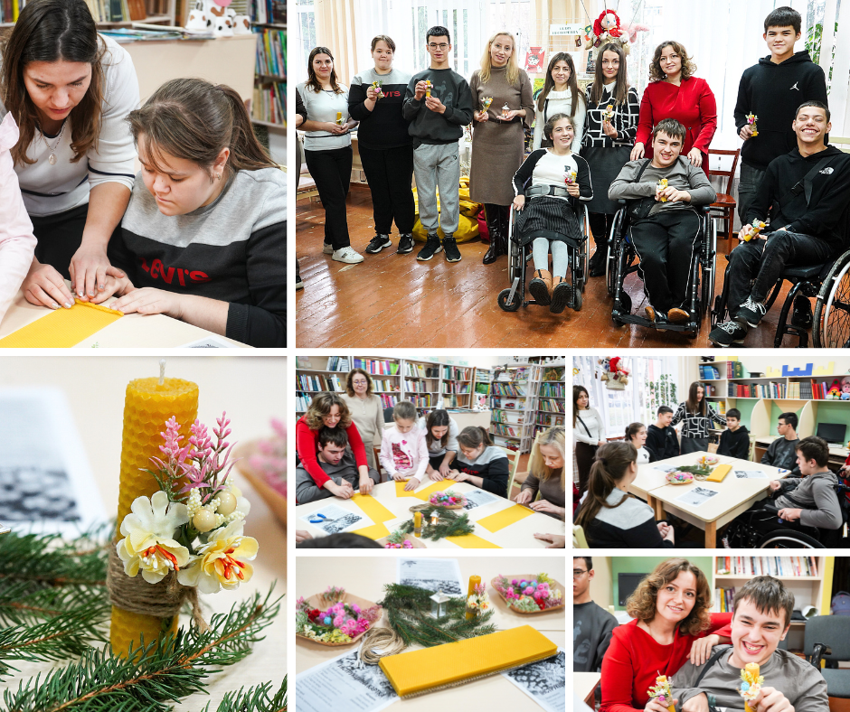 Для дітей з особливими освітніми потребами проводять передсвяткові майстер-класи