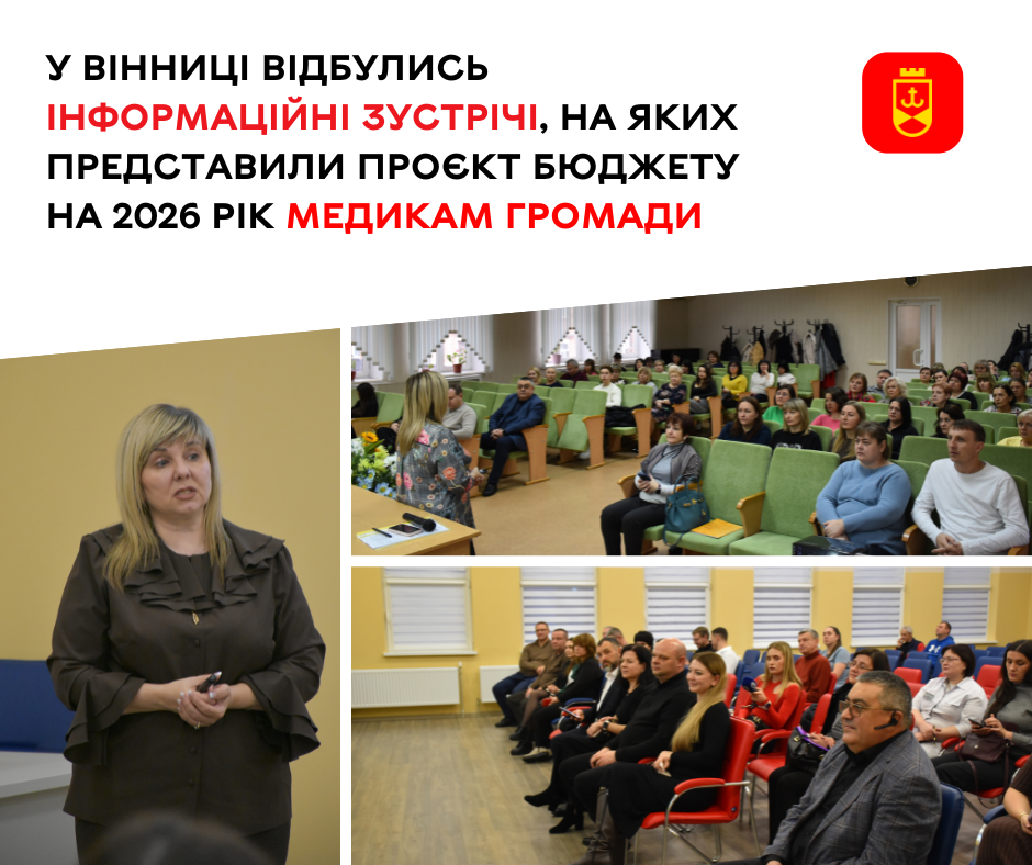 Медичній спільноті громади представили проєкт бюджету на 2026 рік