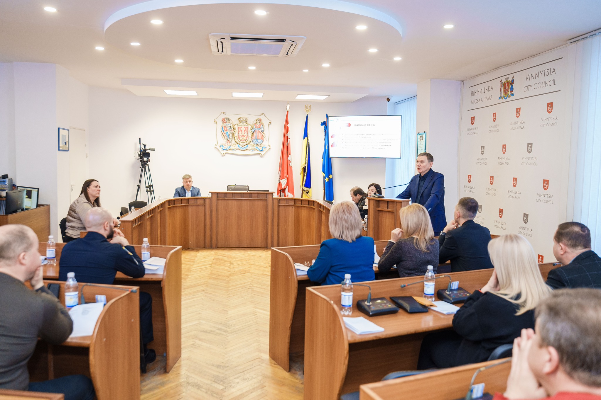 Міський голова Вінниці прозвітував про роботу у 2025 році та окреслив плани на наступний рік