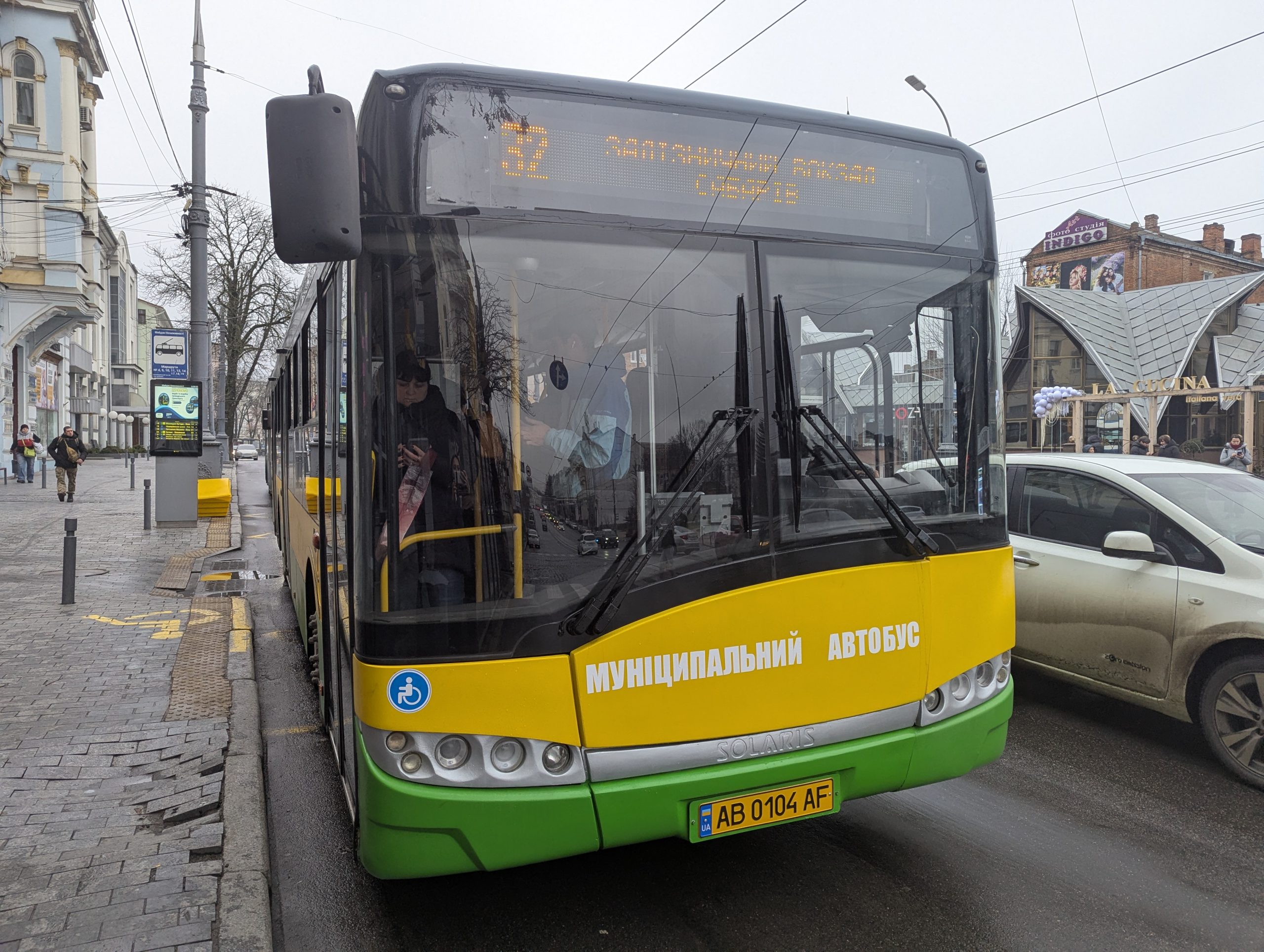 У Вінниці на маршрути №32 та №5 виїхали ще два автобуси Solaris