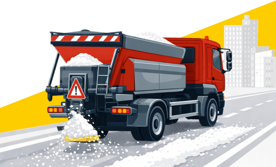 Комунальники розчищають шляхи від снігу та проводять протиожеледні роботи