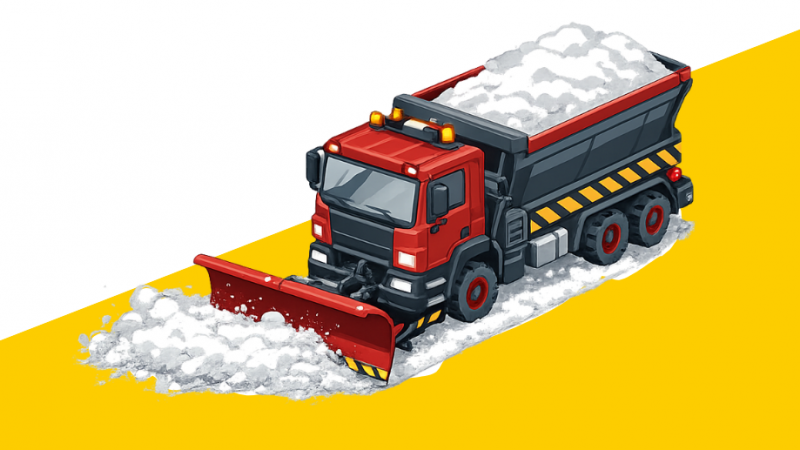 Через ожеледицю у Вінниці до обробки доріг залучили 34 одиниці спецтехніки та додатковий персонал